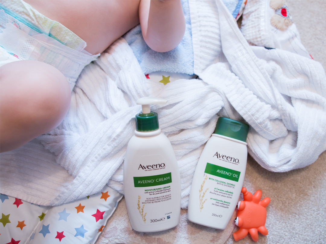 How To Care for Dry Skin and Eczema on Baby With Aveeno Cream | Ysis Lorenna - www.ysislorenna.com